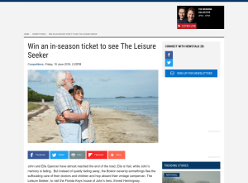 Win an in-season ticket to see The Leisure Seeker