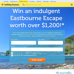 Win an indulgent Eastbourne escape worth over $1200 - Holiday Houses