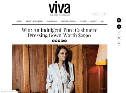 Win An Indulgent Pure Cashmere Dressing Gown
