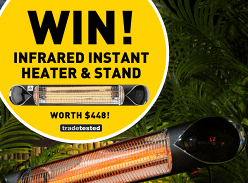 Win an Infrared Instant Heater and Stand