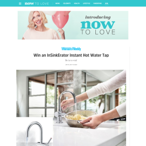 Win an InSinkErator Instant Hot Water Tap