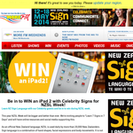Win an iPad 2 with Celebrity Signs for NZSL Week