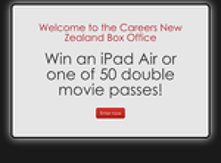 Win an iPad Air or one of 50 double movie passes!