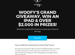Win an iPad or other minor prizes