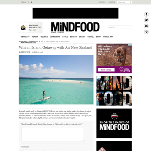 Win an Island Getaway with Air New Zealand