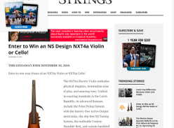 Win an NS Design NXT4a Violin or Cello