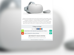 Win an Oculus Go Virtual Reality Headset from Geared Up