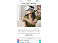 Win An Oculus Go VR Headset