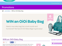 Win an OiOi Baby Bag