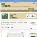 Win an Olay Regenerist Luminous Tone Perfecting Cream!