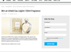 Win an Untold Eau Legere 100ml Fragrance