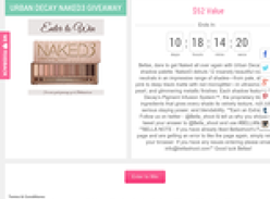 Win an Urban Decay Naked3 Giveaway