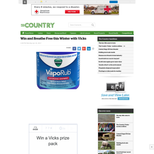 Win and Breathe Free this Winter with Vicks