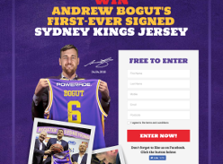 Win Andrew Bogut's signed Sydney Kings Jersey