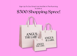 Win a $500 Angus the Label Shopping Spree