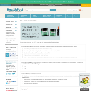 Win Antipodes Prize Pack Competition