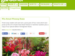 Win Award Winning Roses