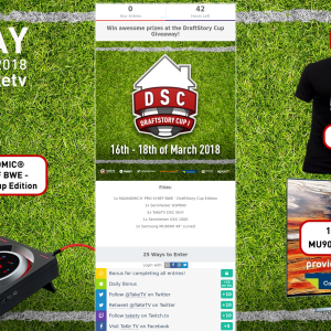 Win awesome prizes at the DraftStory Cup Giveaway