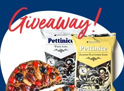 Win Bakels Easy Make Fruit Cake Mix and Pettinice White and Almond Flavoured RTR Icing