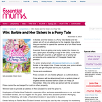 Win Barbie and Her Sisters in a Pony Tale Pack