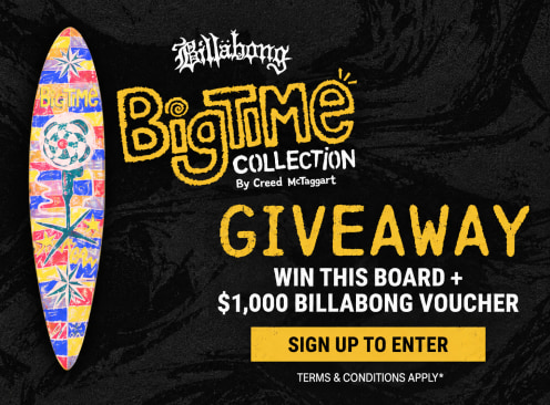 Win the Big Time Surf Board + $1K Billabong Voucher - Billabong