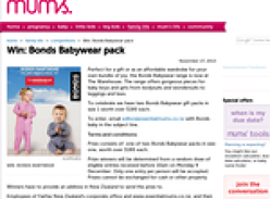 Win: Bonds Babywear pack