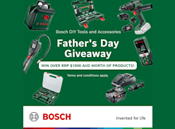 Win 1 of 4 Bosch DIY Prize Packs for Father's Day