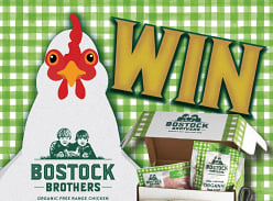 Win Bostock Brothers Organic Free Range Chicken and Ironclad Pan