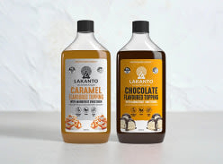 Win a Bottle of Lakanto Chocolate and Caramel Flavoured Topping