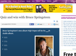Win Bruce Springsteen's new album High Hope 