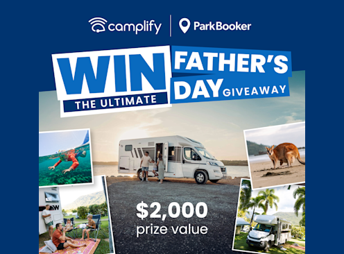 Win $1K Camplify Voucher & $1K Parkbooker Voucher - Camplify