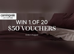Win 1 of 20 $50 Canningvale Vouchers - Canningvale