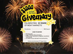 Win 1 of 10 $100 Cash Prizes