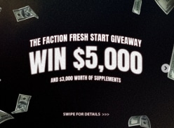 Win $5K Cash and $3K Supplements - Faction Labs