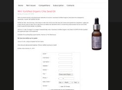 Win! Certified Organic Chia Seed Oil