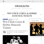 Win Chick Corea & Herbie Hancock Tickets
