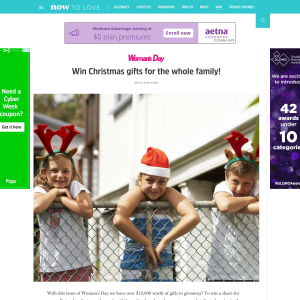 Win Christmas gifts for the whole family