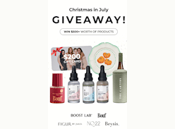 Win a Christmas Prize Bundle in July Giveaway