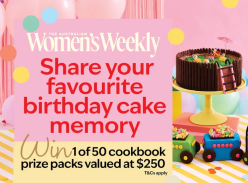 Win 1 of 50 Cookbook Prize Pack