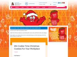 Win Cookie Time Christmas Cookies for your workplace