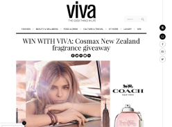 Win Cosmax New Zealand fragrance giveaway