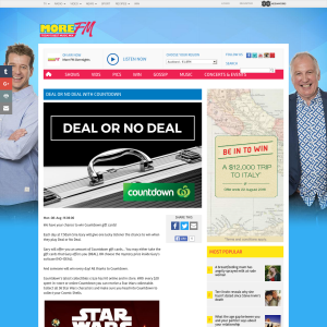 Win Countdown gift cards
