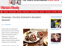 Win Country Culinaire?s decadent desserts