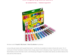 Win Crayola Silly Scents Markers