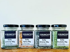 Win Crucnhy Microgreen, NZ Sea Salt Flakes and other Herbs