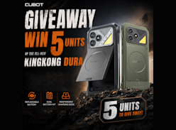 Win 1 of 5 Cubot Kingkong Dura Smartphones - Cubot cellphone