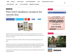 Win DAEN depilatory products for smooth skin