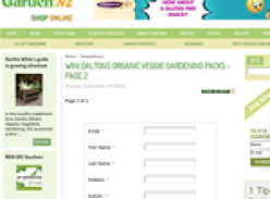 Win Daltons Organic Veggie Gardening Packs