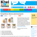 Win Danny's pita bread packs