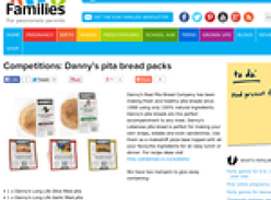 Win Danny's pita bread packs